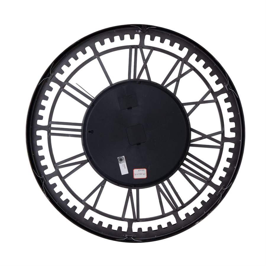 SEI Furniture Metal Art Wall Gear Clock