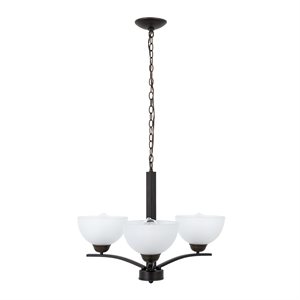 Alta Peak Collection Three Light Chandelier