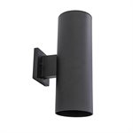 2 Light Exterior in Matte Black Finish