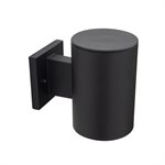 1 Light Exterior in Matte Black Finish