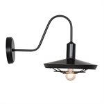 1 Light Exterior in Black & Glossy Grey Finish