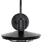 1 Light Exterior in Black & Glossy Grey Finish