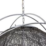 3-Light Orb Chandelier in Chrome Finish