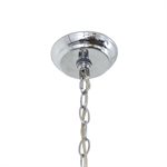 3-Light Orb Chandelier in Chrome Finish