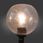 6 Light Chandelier in Matte Black Finish