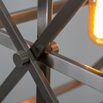 1 Light Pendant in Brushed Nickel Finish