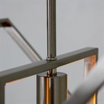 1 Light Pendant in Brushed Nickel Finish