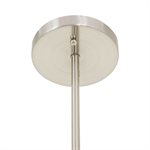 1 Light Pendant in Brushed Nickel Finish