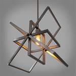 1 Light Pendant in Brushed Nickel Finish