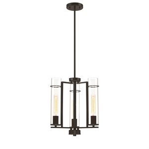 Prairie Collection 3 Light Chandelier