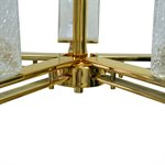 5 Light Chandelier in Copper Finish