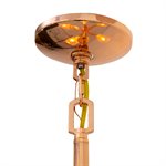 5 Light Chandelier in Copper Finish