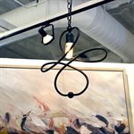 1 Light Pendant in Matte Black Finish