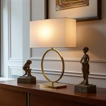 Circlet Gold One Light Table Lamp