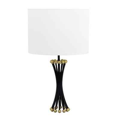 Black and Gold One Light Table Lamp