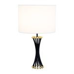 Black and Gold One Light Table Lamp
