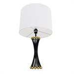 Black and Gold One Light Table Lamp