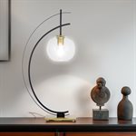 Dome Hanging One Light Table Lamp