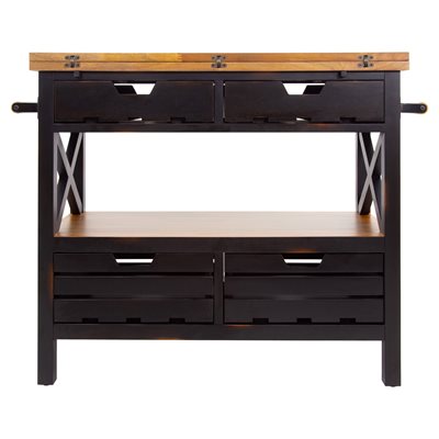 Cassidy Kitchen Island / Black