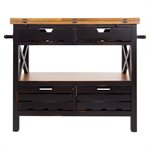 Cassidy Kitchen Island / Black