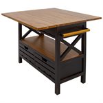 Cassidy Kitchen Island / Black