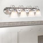 Bathroom Vanity Series Four-Light Incandescent