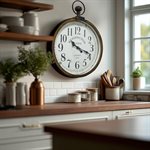 Kensington Station Pocket Watch Style Wall Clock