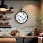 Kensington Station Pocket Watch Style Wall Clock