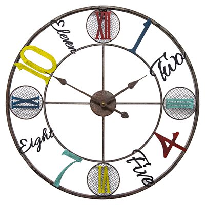 Whimsical Design Wall Clock