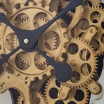Gold Gear Clock