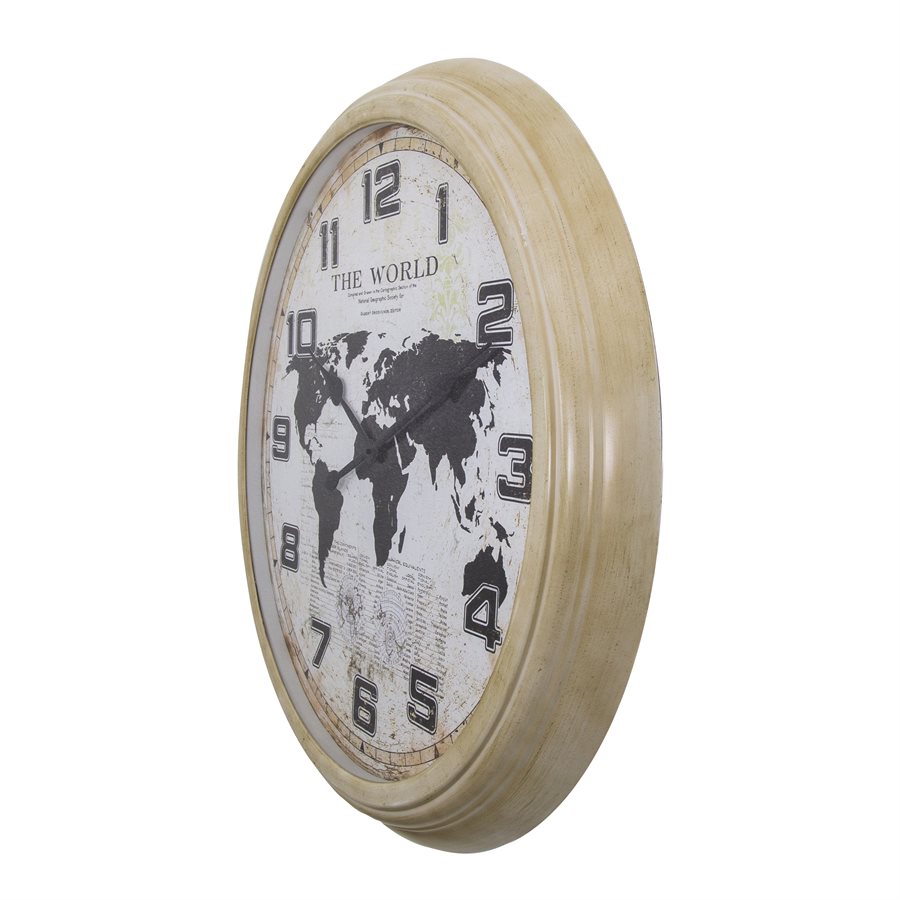 world time wall clock