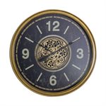 Aged Gold Gear Clock