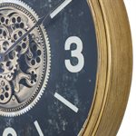 Aged Gold Gear Clock