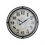 Industrial Bronze  Gear Clock