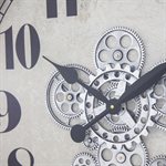 Industrial Bronze Gear Clock