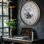 Metal Lux Gear Clock