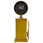 Route 66 Yellow Table Top Clock