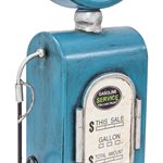 Route 66 Blue Table Top Clock