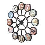 Multi-Colored Bubble Wall Clock