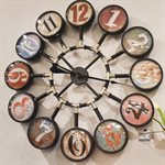 Multi-Colored Bubble Wall Clock