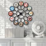 Multi-Colored Bubble Wall Clock