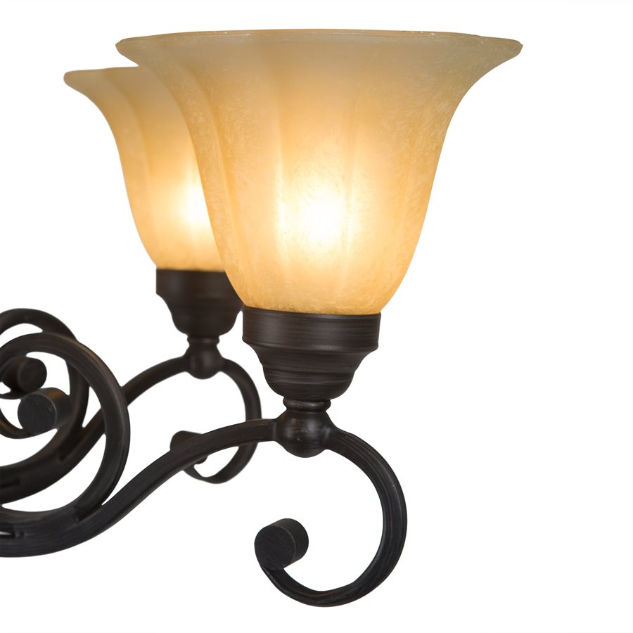 Florence Lighting Collection Six Light Chandelie