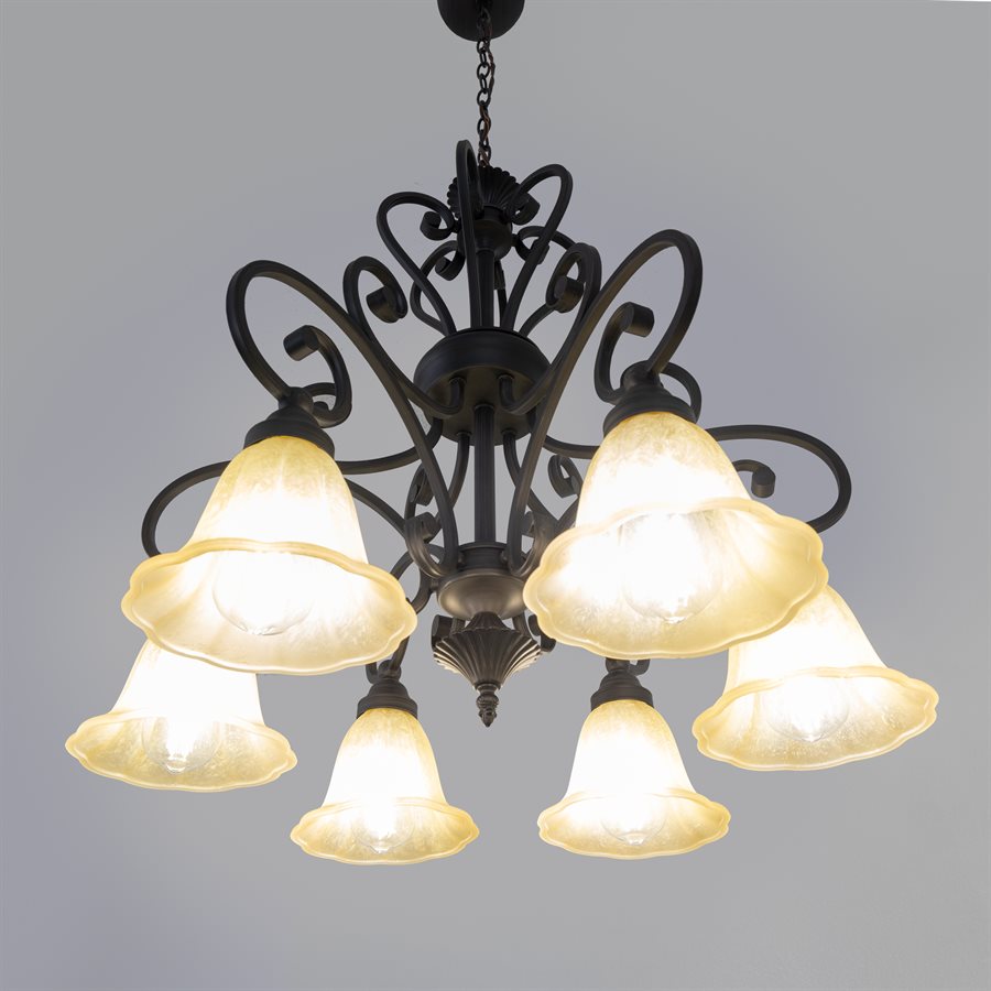 Florence Collection Six Light Chandelier