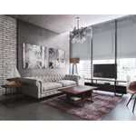 17 Light Chandelier in Black Stainless Finish