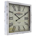 Square Wooden Wall Clock