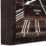 Square Wooden Wall Clock