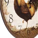 Circular Wooden Wall Clock