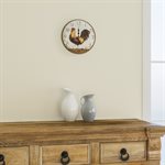 Circular Wooden Wall Clock
