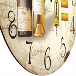 Circular Wooden Wall Clock