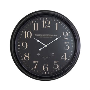 Circular Iron Wall Clock